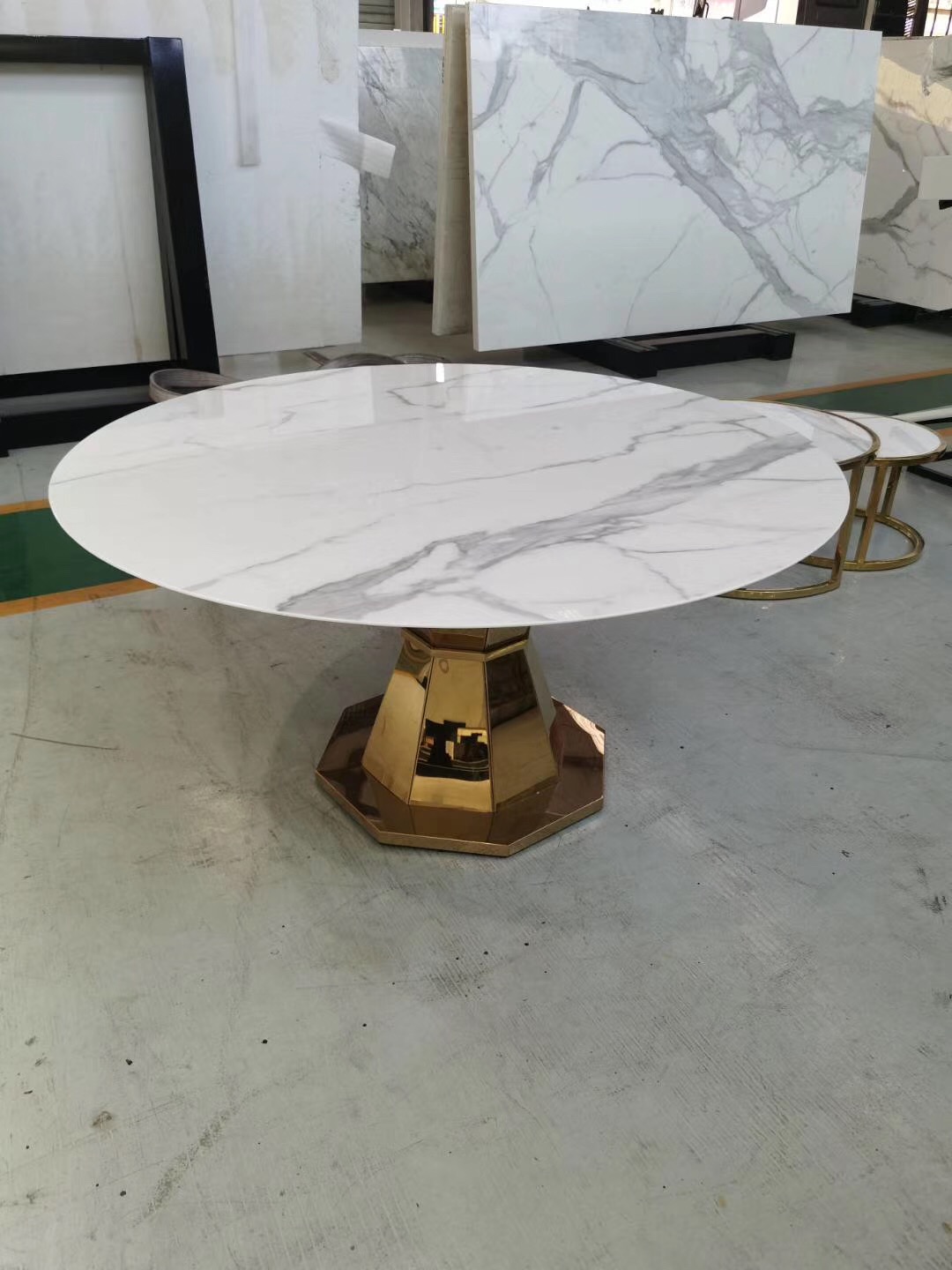 Artificial Stone Nano Glass Calacatta White Slabs For Countertop