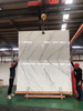 Artificial Marble Calacatta White Nano glass Stone For Countertop